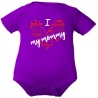 Baby Body kurzarm mit LOVE MUMMY HERZ