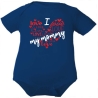 Baby Body kurzarm mit LOVE MUMMY HERZ