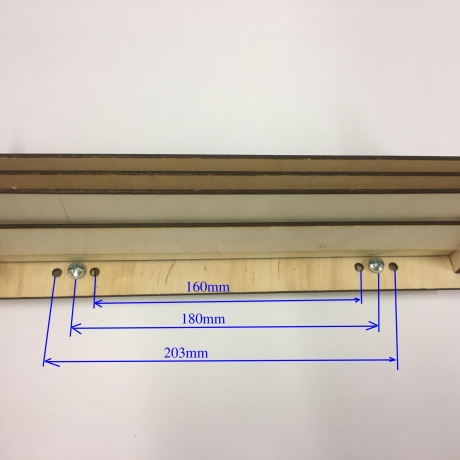 Bohrerhalter geeignet für Küpper Skadis Pegboard Lochwand