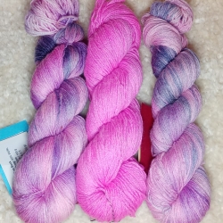 handgefärbte Wolle, Wolle mit Bambus, Wolle, Merinowolle, Bambus