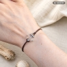 Armband mit Anker - maritimes Lederarmband