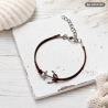 Armband mit Anker - maritimes Lederarmband