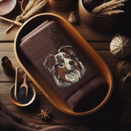 NEU Stickdatei Border Collie Three Colors Oreo 