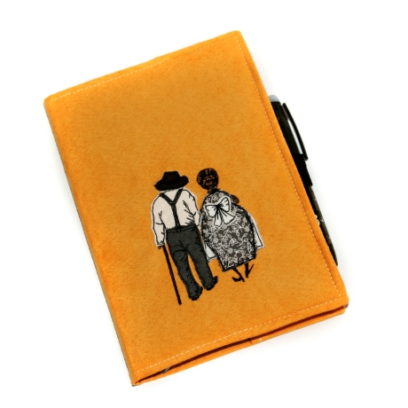 Handgemachte Buchhülle nach Maß - Schutz -  personalisierbar!