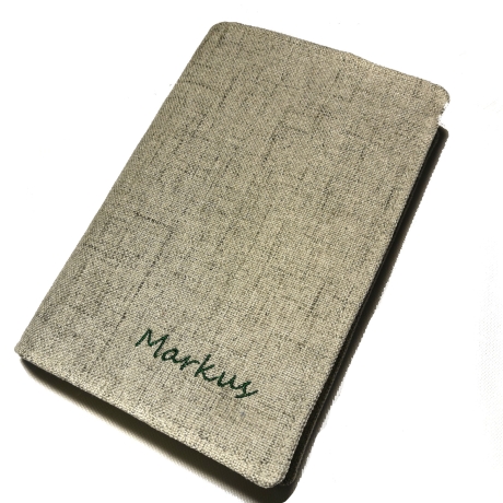 Handgemachte Buchhülle nach Maß - Schutz -  personalisierbar!