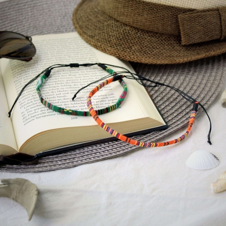 Wasserfestes Fußband – Boho Schmuck für Urlaub & Festival