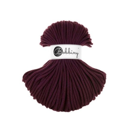 Bobbiny Flechtkordel Premium 5mm 100m Farbe burgundy