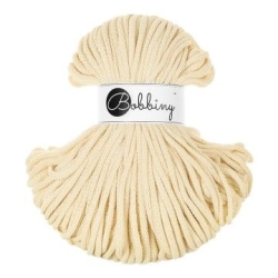 Bobbiny Flechtkordel Premium 5mm 100m Farbe butter yellow