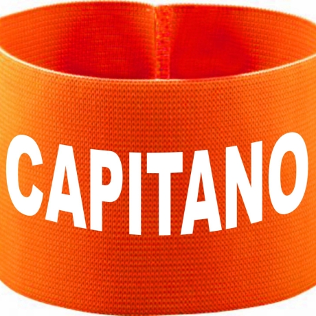 gummielastische Armbinde 10 cm bedruckt mit CAPITANO