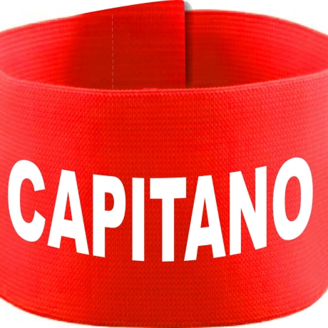 Klett-Armbinde 10 cm Höhe bedruckt mit CAPITANO