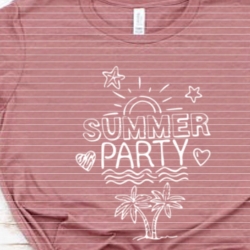 Summerparty Plotterdatei SVG DXF 