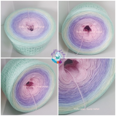 Bobbel, Farbverlaufsgarn, Wolle, 3-fädig, 4-fädig, Nr. 302