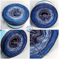 Bobbel, Farbverlaufsgarn, Wolle, 3-fädig, 4-fädig, Nr. 293