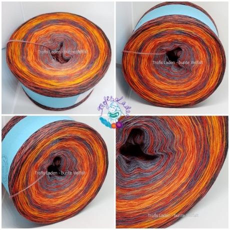 Bobbel, Farbverlaufsgarn, Wolle, 3-fädig, 4-fädig, Nr. 292