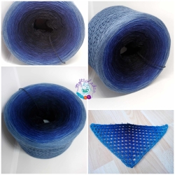 Bobbel, Farbverlaufsgarn, Wolle, 3-fädig, 4-fädig, Nr. 246