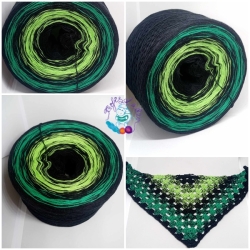 Bobbel, Farbverlaufsgarn, Wolle, 3-fädig, 4-fädig, Nr. 214