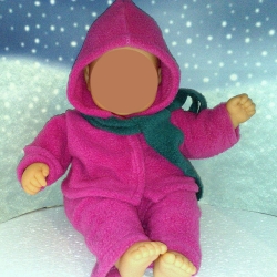 Puppenkleidung Jacke Hose Schal passend für Puppen 36 cm Neu