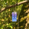 Zuversicht, die im Dunkeln leuchtet – Indalo-Amulett, handmade