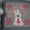Krabbeldecke Charlotte, Patchwork, Kuscheldecke, Tagesdecke,