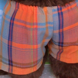 Boxershort Badehose Bunt Kleidung passend für Äffchen 45 cm Neu