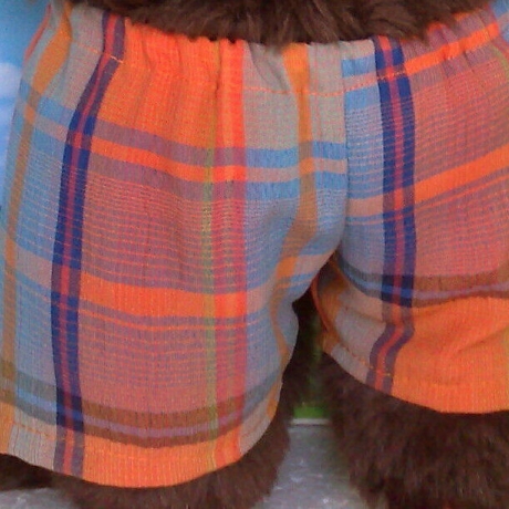 Boxershort Badehose Bunt Kleidung passend für Äffchen 45 cm Neu