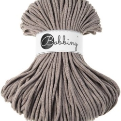 Bobbiny Flechtkordel Premium 5mm 100m Farbe coffee