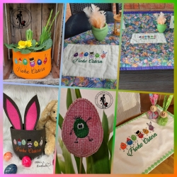 Eiergang  8 Teilig  -  Stickdatei bei Michis Textilatelier