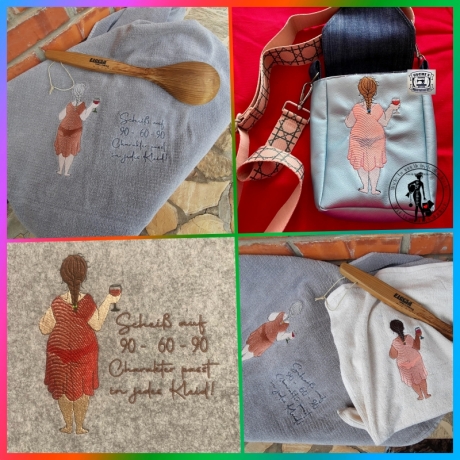 Flotte Lotte - Stickdatei by Michis Textilatelier