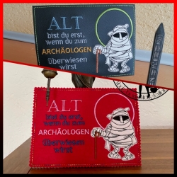 Mumie Mugrug Appli/Vollstick - by Michis Textilatelier