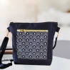 Umhängetasche Damen/Handtasche/Schultertasche/schwarz Gold