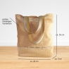 Einkaufstaschen/Cordbeutel/Cord Taschen/totebag/Stoffbeutel/beige