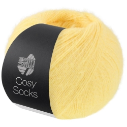 Lana Grossa Cosy Socks, 4-fädige Sockenwolle, Farbe 19 gelb