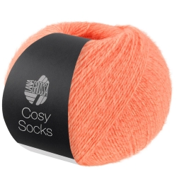 Lana Grossa Cosy Socks, 4-fädige Sockenwolle, Farbe 21 lachs
