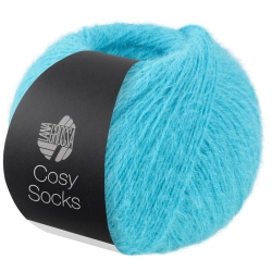 Lana Grossa Cosy Socks, 4-fädige Sockenwolle, Farbe 23 türkis