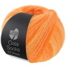 Lana Grossa Cosy Socks 4-fäd. Sockenwolle Fb.112 orange-gesteiftt