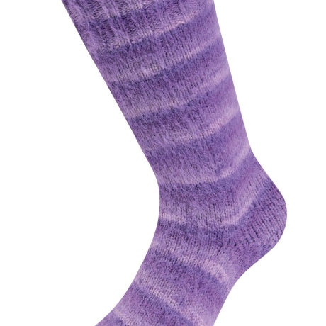 Lana Grossa Cosy Socks 4-fäd. Sockenwolle Fb.114 lila-gesteiftt
