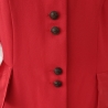 ELEGANTE VINTAGE-BLUSE ROT