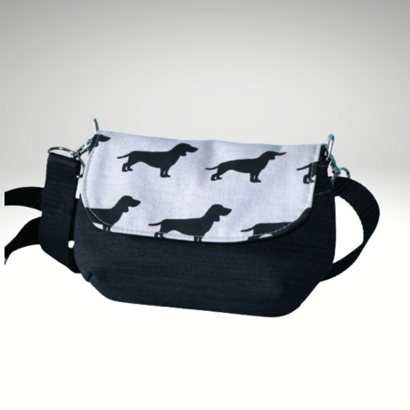 kleine Umhängetasche Damen/Clutch/Handtasche/Hund/Gassitasche
