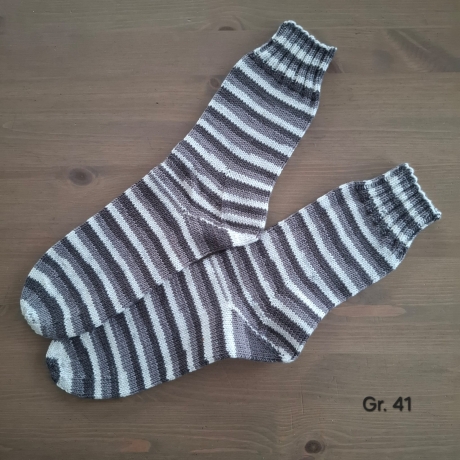 Wollfreie Alltagssocken aus Polyacryl Viskose Mix - Größe 41