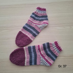 Sneakersocken Wollsocken Größe 37 – 75% Schurwolle, 25% Polyamid