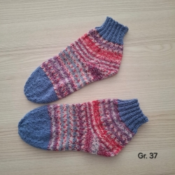Sneakersocken Wollsocken Größe 37 – 75% Schurwolle, 25% Polyamid