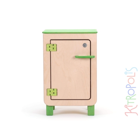 Daskalt - der Spiel-Kühlschrank in natur & grün von Kitropolis