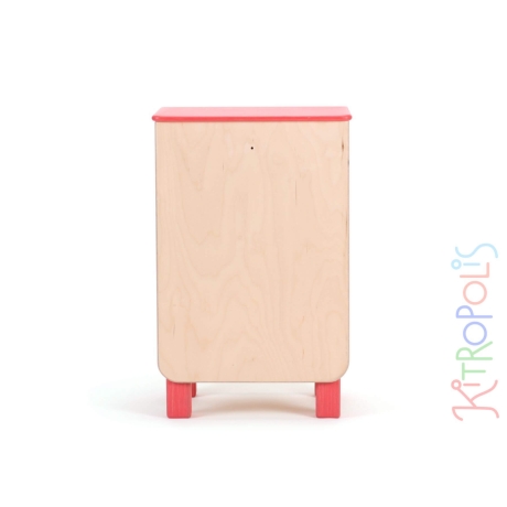 Daskalt - der Spiel-Kühlschrank in natur & rosa von Kitropolis