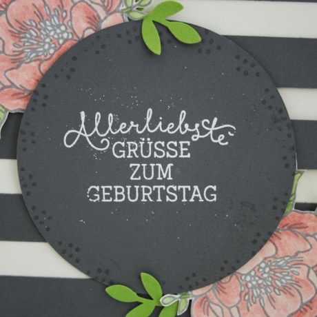 GROSSE KARTE Allerliebste GRÜSSE zum Geburtstag