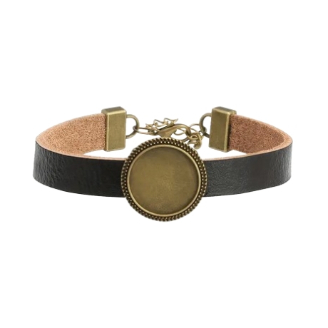 Lederarmband Motiv Butterfly