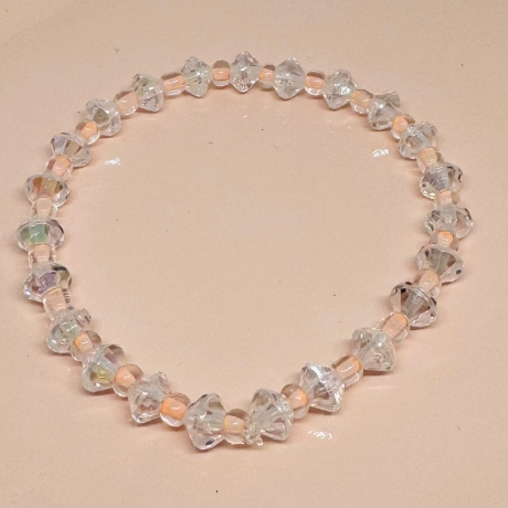 Handgemachtes Kristall Style Perlenarmband  Glitzer & Eleganz 