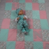 Krabbeldecke Julina, Patchwork, Kuscheldecke