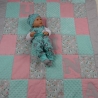 Krabbeldecke Julina, Patchwork, Kuscheldecke