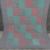 Krabbeldecke Patchwork, Kinderwagen, Kuscheldecke, Tagesdecke,