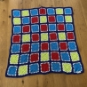 Gehäkelte Granny Square Kniedecke- Kinderdecke - 1 -